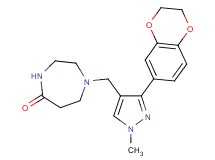 1-{[3-(2,3-dihydro-1,4-benzodioxin-6-yl)-1-methyl-1H-pyrazol-4-yl]methyl}-1,4-diazepan-5-one