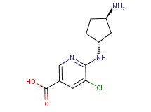 6-{[rel-(1R,3R)-3-aminocyclopentyl]amino}-5-chloronicotinic acid hydrochloride