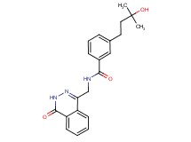 3-(3-hydroxy-3-methylbutyl)-N-[(4-oxo-3,4-dihydro-1-phthalazinyl)methyl]benzamide