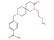 9-(4-acetylbenzyl)-2-(2-methoxyethyl)-2,9-diazaspiro[5.5]undecan-3-one