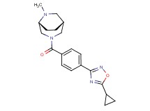 (1R*,5R*)-3-[4-(5-cyclopropyl-1,2,4-oxadiazol-3-yl)benzoyl]-6-methyl-3,6-diazabicyclo[3.2.2]nonane