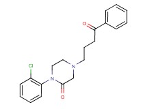 1-(2-chlorophenyl)-4-(4-oxo-4-phenylbutyl)-2-piperazinone