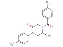 5-methyl-4-(4-methylbenzoyl)-1-(4-methylphenyl)-2-piperazinone