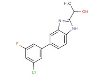 1-[5-(3-chloro-5-fluorophenyl)-1H-benzimidazol-2-yl]ethanol