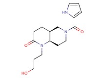 (4aS*,8aR*)-1-(3-hydroxypropyl)-6-(1H-pyrrol-2-ylcarbonyl)octahydro-1,6-naphthyridin-2(1H)-one