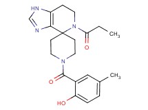 4-methyl-2-[(5-propionyl-1,5,6,7-tetrahydro-1'H-spiro[imidazo[4,5-c]pyridine-4,4'-piperidin]-1'-yl)carbonyl]phenol