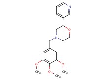 2-pyridin-3-yl-4-(3,4,5-trimethoxybenzyl)morpholine
