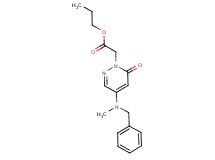 propyl [4-[benzyl(methyl)amino]-6-oxo-1(6H)-pyridazinyl]acetate