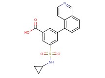 3-[(cyclopropylamino)sulfonyl]-5-isoquinolin-5-ylbenzoic acid