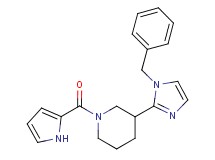 3-(1-benzyl-1H-imidazol-2-yl)-1-(1H-pyrrol-2-ylcarbonyl)piperidine