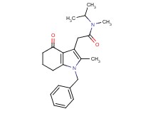 2-(1-benzyl-2-methyl-4-oxo-4,5,6,7-tetrahydro-1H-indol-3-yl)-N-isopropyl-N-methylacetamide