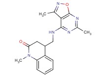 4-{[(3,6-dimethylisoxazolo[5,4-d]pyrimidin-4-yl)amino]methyl}-1-methyl-3,4-dihydroquinolin-2(1H)-one