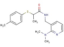 N-{[2-(dimethylamino)-3-pyridinyl]methyl}-2-[(4-methylphenyl)thio]propanamide
