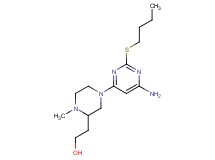 2-{4-[6-amino-2-(butylthio)pyrimidin-4-yl]-1-methylpiperazin-2-yl}ethanol