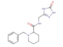 1-benzyl-N-[(5-oxo-4,5-dihydro-1H-1,2,4-triazol-3-yl)methyl]piperidine-2-carboxamide