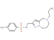 4-methyl-N-[(5-propyl-5,6,7,8-tetrahydro-4H-pyrazolo[1,5-a][1,4]diazepin-2-yl)methyl]benzenesulfonamide
