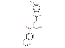 N-ethyl-N-[2-(5-methyl-1H-benzimidazol-2-yl)ethyl]quinoline-6-carboxamide