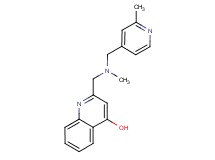 2-({methyl[(2-methylpyridin-4-yl)methyl]amino}methyl)quinolin-4-ol