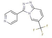 3-(4-pyridinyl)-6-(trifluoromethyl)[1,2,4]triazolo[4,3-a]pyridine