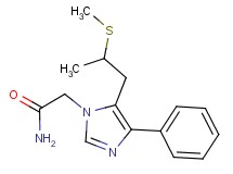 2-{5-[2-(methylthio)propyl]-4-phenyl-1H-imidazol-1-yl}acetamide