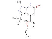 3-tert-butyl-4-(5-ethyl-2-furyl)-1-methyl-1,4,5,7-tetrahydro-6H-pyrazolo[3,4-b]pyridin-6-one