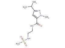 3-isopropyl-1-methyl-N-{2-[(methylsulfonyl)amino]ethyl}-1H-pyrazole-5-carboxamide