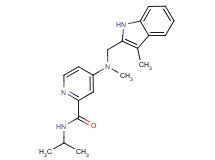 N-isopropyl-4-{methyl[(3-methyl-1H-indol-2-yl)methyl]amino}-2-pyridinecarboxamide