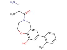 4-(3-amino-2-methylpropanoyl)-7-(2-methylphenyl)-2,3,4,5-tetrahydro-1,4-benzoxazepin-9-ol hydrochloride