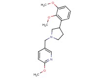 5-{[3-(2,3-dimethoxyphenyl)pyrrolidin-1-yl]methyl}-2-methoxypyridine