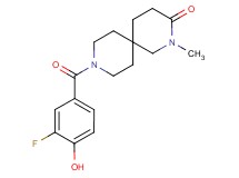 9-(3-fluoro-4-hydroxybenzoyl)-2-methyl-2,9-diazaspiro[5.5]undecan-3-one
