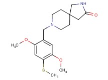 8-[2,5-dimethoxy-4-(methylthio)benzyl]-2,8-diazaspiro[4.5]decan-3-one