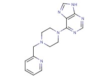 6-[4-(2-pyridinylmethyl)-1-piperazinyl]-9H-purine