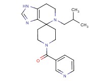 5-isobutyl-1'-(pyridin-3-ylcarbonyl)-1,5,6,7-tetrahydrospiro[imidazo[4,5-c]pyridine-4,4'-piperidine]