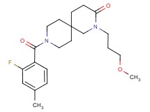 9-(2-fluoro-4-methylbenzoyl)-2-(3-methoxypropyl)-2,9-diazaspiro[5.5]undecan-3-one
