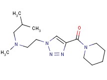 N,2-dimethyl-N-{2-[4-(1-piperidinylcarbonyl)-1H-1,2,3-triazol-1-yl]ethyl}-1-propanamine