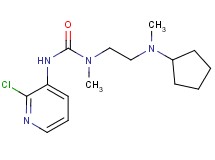 N'-(2-chloropyridin-3-yl)-N-{2-[cyclopentyl(methyl)amino]ethyl}-N-methylurea