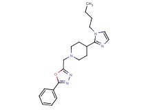 4-(1-butyl-1H-imidazol-2-yl)-1-[(5-phenyl-1,3,4-oxadiazol-2-yl)methyl]piperidine