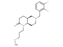(4aS*,8aR*)-6-(2,3-difluorobenzyl)-1-(3-methoxypropyl)octahydro-1,6-naphthyridin-2(1H)-one