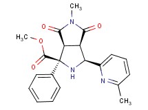 methyl (1S*,3S*,3aR*,6aS*)-5-methyl-3-(6-methylpyridin-2-yl)-4,6-dioxo-1-phenyloctahydropyrrolo[3,4-c]pyrrole-1-carboxylate