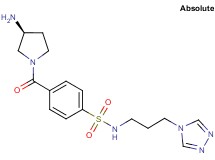 4-{[(3S)-3-amino-1-pyrrolidinyl]carbonyl}-N-[3-(4H-1,2,4-triazol-4-yl)propyl]benzenesulfonamide hydrochloride