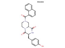(3S,9aR)-3-(4-hydroxybenzyl)-8-(1-naphthoyl)tetrahydro-2H-pyrazino[1,2-a]pyrazine-1,4(3H,6H)-dione