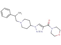 4-({1-[1-(2-phenylpropyl)-4-piperidinyl]-1H-1,2,3-triazol-4-yl}carbonyl)morpholine