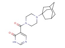 5-{[4-(1-adamantyl)-1-piperazinyl]carbonyl}-4(3H)-pyrimidinone
