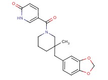 5-{[3-(1,3-benzodioxol-5-ylmethyl)-3-methylpiperidin-1-yl]carbonyl}pyridin-2(1H)-one