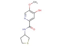 4-hydroxy-5-methoxy-N-(tetrahydro-3-thienyl)-2-pyridinecarboxamide