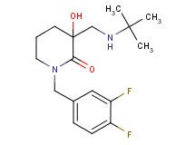 3-[(tert-butylamino)methyl]-1-(3,4-difluorobenzyl)-3-hydroxy-2-piperidinone