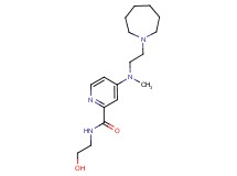 4-[[2-(1-azepanyl)ethyl](methyl)amino]-N-(2-hydroxyethyl)-2-pyridinecarboxamide