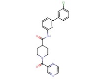 N-(3'-chloro-3-biphenylyl)-1-(2-pyrazinylcarbonyl)-4-piperidinecarboxamide