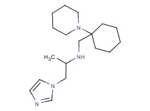 1-(1H-imidazol-1-yl)-N-[(1-piperidin-1-ylcyclohexyl)methyl]propan-2-amine
