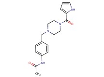 N-(4-{[4-(1H-pyrrol-2-ylcarbonyl)piperazin-1-yl]methyl}phenyl)acetamide